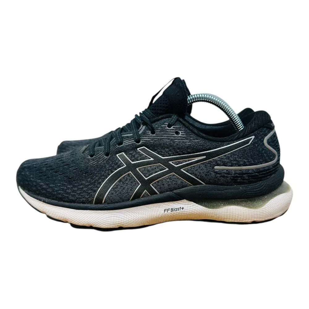 ASICS Gel Nimbus 23 Women Size 9.5 Light Blue Pink Running Outdoor Fit Shoes